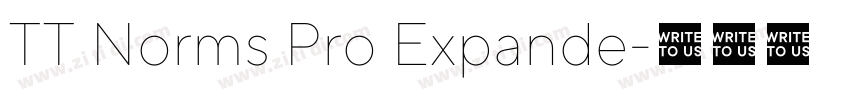 TT Norms Pro Expande字体转换